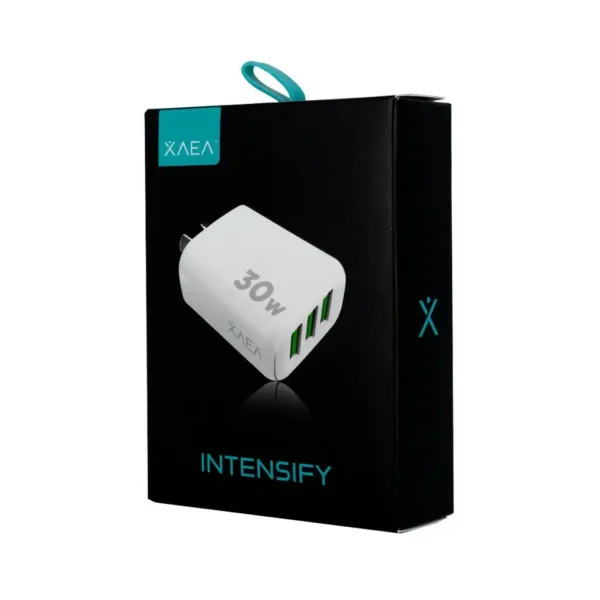 Cargador 220V MODO-A015 INTENSIFY – 4,4A – 2USB + CABLE