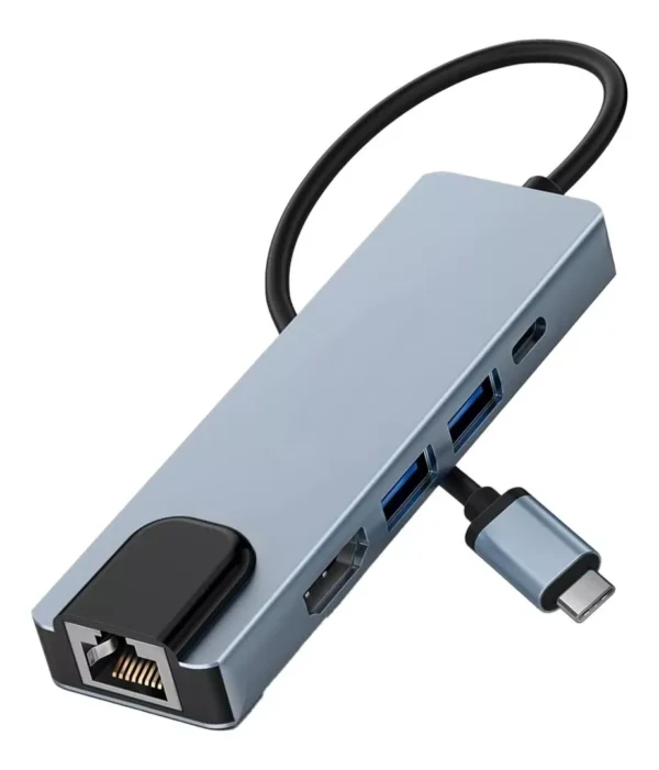 HUB USB SEISA BYL-2007 TIPO C 5 EN 1